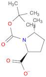 1,2-Pyrrolidinedicarboxylic acid, 5-methyl-, 1-(1,1-dimethylethyl) ester, (2S,5R)-