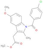 1H-Indole-3-acetic acid, 1-(4-chlorobenzoyl)-5-methoxy-2-methyl-, methyl ester