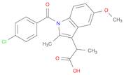 1H-Indole-3-acetic acid, 1-(4-chlorobenzoyl)-5-methoxy-α,2-dimethyl-