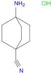 Bicyclo[2.2.2]octane-1-carbonitrile, 4-amino-, hydrochloride (1:1)