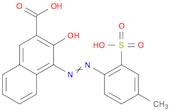 2-Naphthalenecarboxylic acid, 3-hydroxy-4-[2-(4-methyl-2-sulfophenyl)diazenyl]-