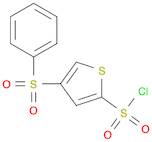 2-Thiophenesulfonyl chloride, 4-(phenylsulfonyl)-