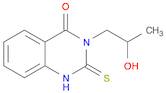 4(1H)-Quinazolinone, 2,3-dihydro-3-(2-hydroxypropyl)-2-thioxo-