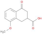 2-Naphthalenecarboxylic acid, 1,2,3,4-tetrahydro-8-methoxy-4-oxo-