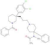 Acetamide, N-[1-[3-[(3R)-1-benzoyl-3-(3,4-dichlorophenyl)-3-piperidinyl]propyl]-4-phenyl-4-piper...