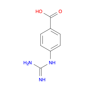 Benzoic acid, 4-[(aminoiminomethyl)amino]-