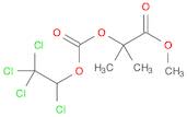 Propanoic acid, 2-methyl-2-[[(1,2,2,2-tetrachloroethoxy)carbonyl]oxy]-, methyl ester