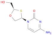 2(1H)-Pyrimidinone, 4-amino-1-[(2R,4R)-2-(hydroxymethyl)-1,3-oxathiolan-4-yl]-