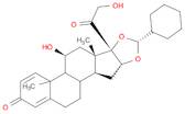 Pregna-1,4-diene-3,20-dione, 16,17-[[(R)-cyclohexylmethylene]bis(oxy)]-11,21-dihydroxy-, (11β,16α)-