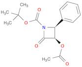 1-Azetidinecarboxylic acid, 3-(acetyloxy)-2-oxo-4-phenyl-, 1,1-dimethylethyl ester, (3R,4S)-