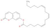 6,9,12-Octadecatrienoic acid, 2-oxo-2H-1-benzopyran-7-yl ester, (Z,Z,Z)- (9CI)