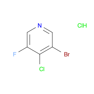 Pyridine, 3-bromo-4-chloro-5-fluoro-, hydrochloride (1:1)