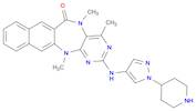 6H-Naphtho[2,3-e]pyrimido[5,4-b][1,4]diazepin-6-one, 5,13-dihydro-4,5,13-trimethyl-2-[[1-(4-pipe...