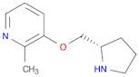 Pyridine, 2-methyl-3-[(2S)-2-pyrrolidinylmethoxy]-