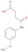 Butanoic acid, 4-[(3-methoxyphenyl)amino]-4-oxo-