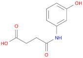 Butanoic acid, 4-[(3-hydroxyphenyl)amino]-4-oxo-