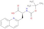 2-Quinolinepropanoic acid, α-[[(1,1-dimethylethoxy)carbonyl]amino]-, (αS)-