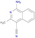 4-Isoquinolinecarbonitrile, 1-amino-3-methyl-