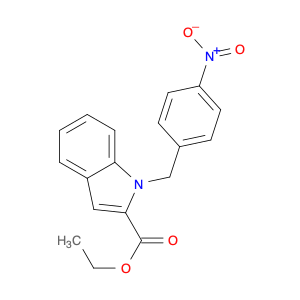 1H-Indole-2-carboxylic acid, 1-[(4-nitrophenyl)methyl]-, ethyl ester