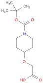 1-Piperidinecarboxylic acid, 4-(carboxymethoxy)-, 1-(1,1-dimethylethyl) ester