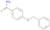 Benzenecarbothioamide, 4-(phenylmethoxy)-