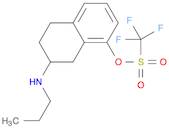 Methanesulfonic acid, trifluoro-, 5,6,7,8-tetrahydro-7-(propylamino)-1-naphthalenyl ester, (R)- ...