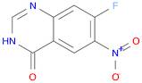 4(3H)-Quinazolinone, 7-fluoro-6-nitro-