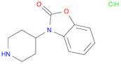 2(3H)-Benzoxazolone, 3-(4-piperidinyl)-, hydrochloride (1:1)