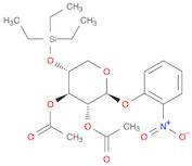 β-D-Xylopyranoside, 2-nitrophenyl 4-O-(triethylsilyl)-, 2,3-diacetate