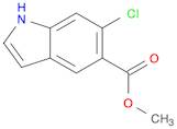 1H-Indole-5-carboxylic acid, 6-chloro-, methyl ester