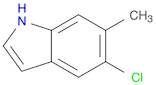 1H-Indole, 5-chloro-6-methyl-