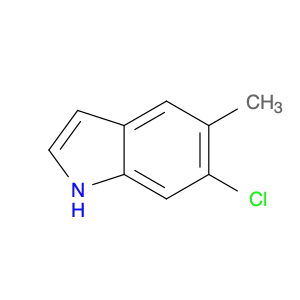 1H-Indole, 6-chloro-5-methyl-