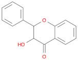 4H-1-Benzopyran-4-one, 2,3-dihydro-3-hydroxy-2-phenyl-