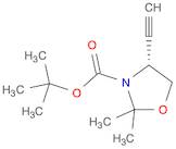 3-Oxazolidinecarboxylic acid, 4-ethynyl-2,2-dimethyl-, 1,1-dimethylethyl ester, (4R)-