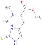 1H-Imidazole-4-propanoic acid, α-(dimethylamino)-2,3-dihydro-2-thioxo-, methyl ester, (S)- (9CI)