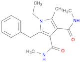 1H-Pyrrole-3,4-dicarboxamide, 1-ethyl-N3,N4,2-trimethyl-5-(phenylmethyl)-