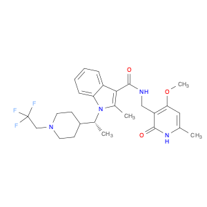 1H-Indole-3-carboxamide, N-[(1,2-dihydro-4-methoxy-6-methyl-2-oxo-3-pyridinyl)methyl]-2-methyl-1...