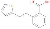 Benzoic acid, 2-[2-(2-thienyl)ethyl]-