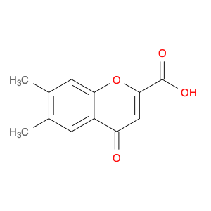 4H-1-Benzopyran-2-carboxylic acid, 6,7-dimethyl-4-oxo-