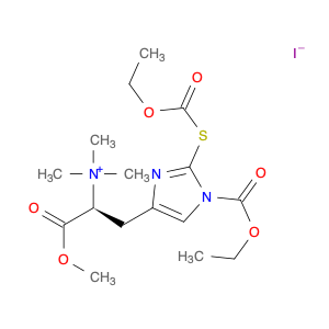 1H-Imidazole-4-ethanaminium, 1-(ethoxycarbonyl)-2-[(ethoxycarbonyl)thio]-α-(methoxycarbonyl)-N,N,N…