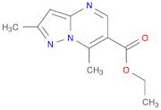 Pyrazolo[1,5-a]pyrimidine-6-carboxylic acid, 2,7-dimethyl-, ethyl ester