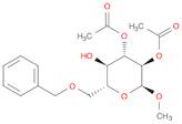 α-D-Glucopyranoside, methyl 6-O-(phenylmethyl)-, 2,3-diacetate