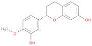 2H-1-Benzopyran-7-ol, 3,4-dihydro-2-(3-hydroxy-4-methoxyphenyl)-, (2S)-