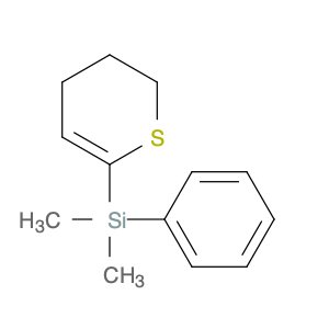 2H-Thiopyran, 6-(dimethylphenylsilyl)-3,4-dihydro-