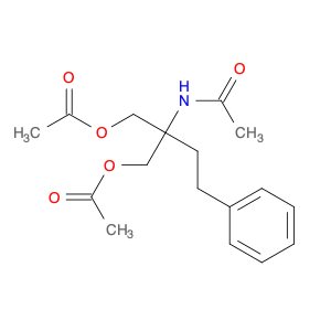 Acetamide, N-[1,1-bis[(acetyloxy)methyl]-3-phenylpropyl]-