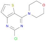 Thieno[3,2-d]pyrimidine, 2-chloro-4-(4-morpholinyl)-