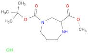 1H-1,4-Diazepine-1,3-dicarboxylic acid, hexahydro-, 1-(1,1-dimethylethyl) 3-methyl ester, hydrochl…