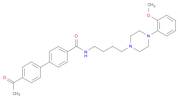 [1,1'-Biphenyl]-4-carboxamide, 4'-acetyl-N-[4-[4-(2-methoxyphenyl)-1-piperazinyl]butyl]-