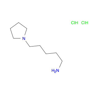 1-Pyrrolidinepentanamine, hydrochloride (1:2)