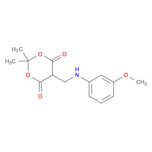 1,3-Dioxane-4,6-dione, 5-[[(3-methoxyphenyl)amino]methyl]-2,2-dimethyl-